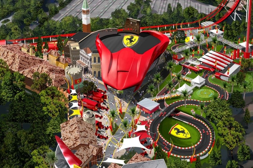 Ferrari Land: Um espaço com adrenalina para eventos