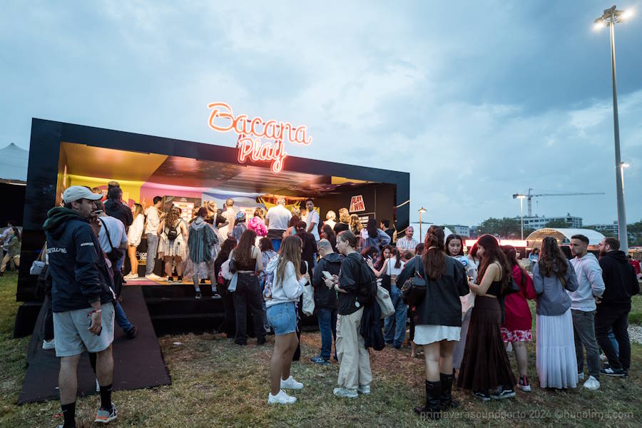 Stand do BacanaPlay no Primavera Sound Porto 2024 | ©Hugo Lima