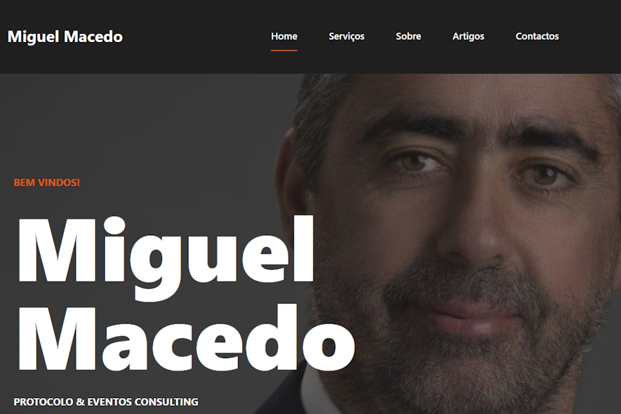 Miguel Macedo lança site