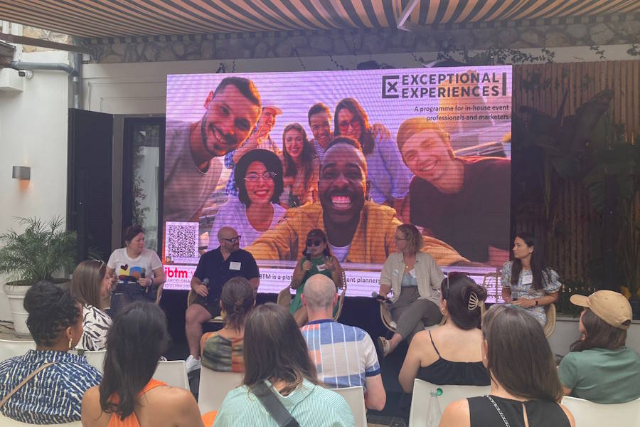 Exceptional Experiences was launched at a pop-up event at Cannes Lions | ©IBTM World